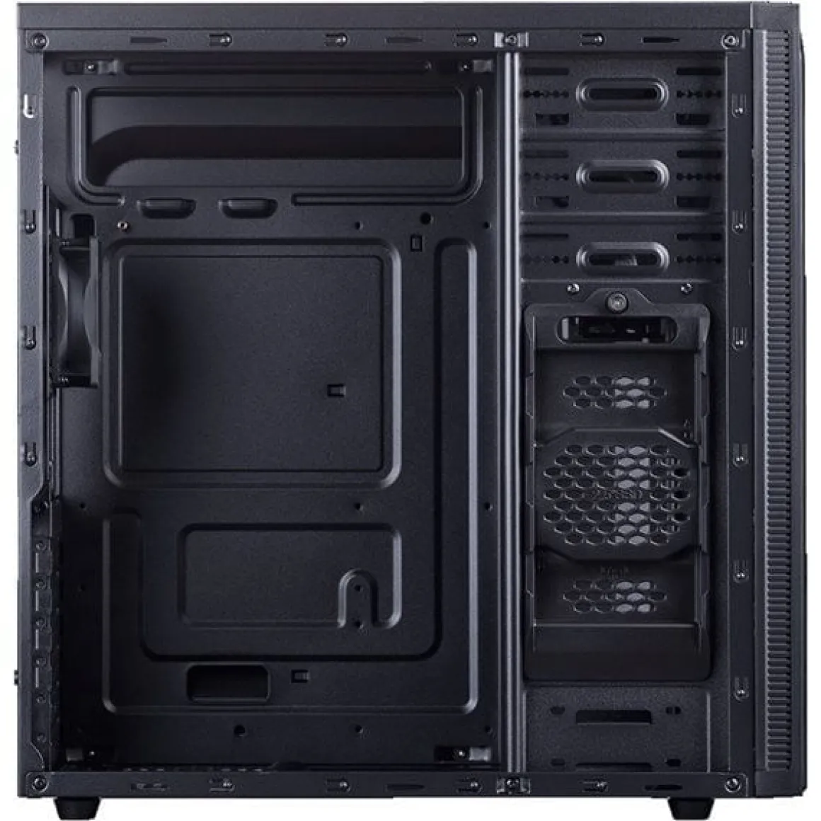 Carcasa de ordenador sobremesa Hiditec Klyp CHA010017 + fuente de alimentación 500W negro