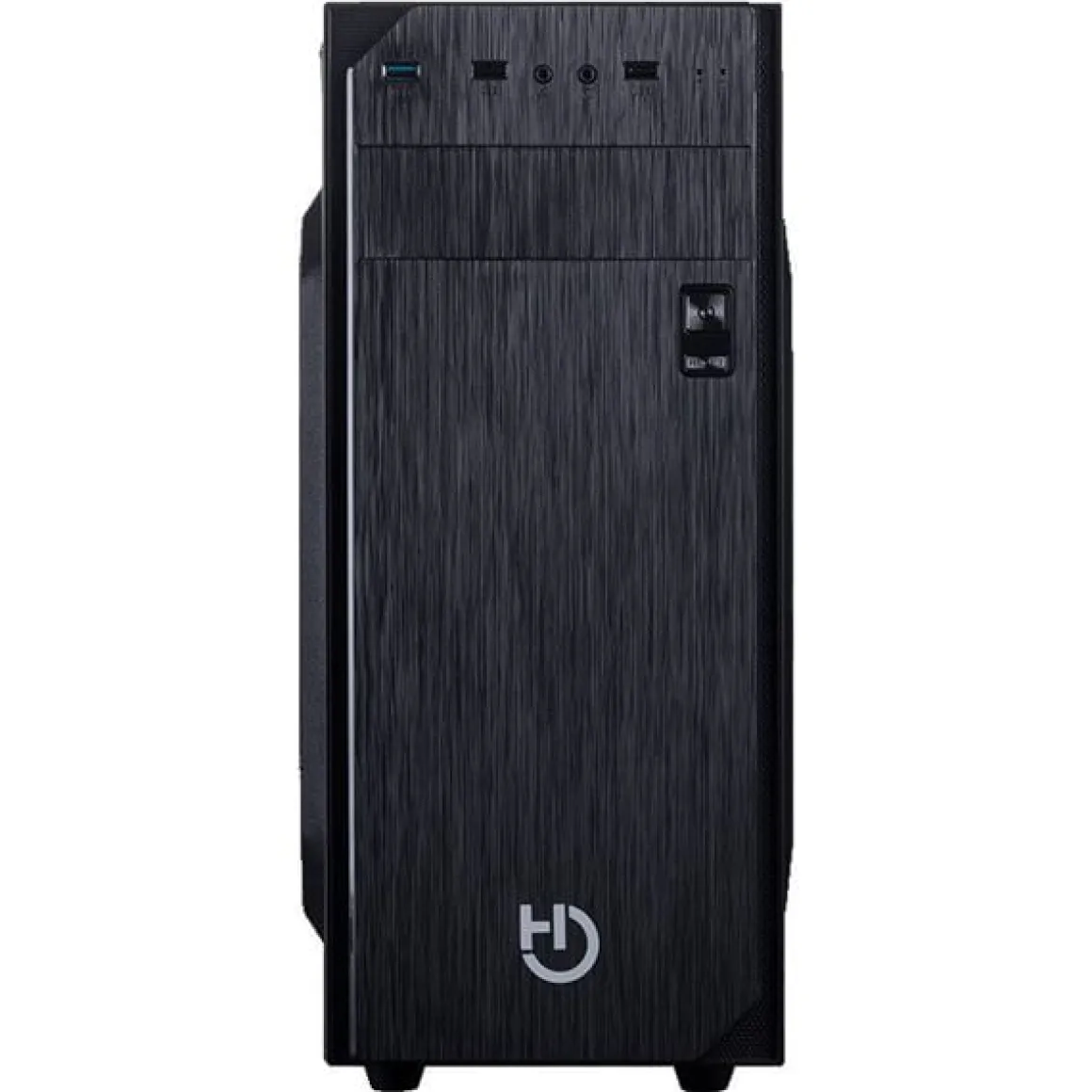 Carcasa de ordenador sobremesa Hiditec Klyp CHA010017 + fuente de alimentación 500W negro