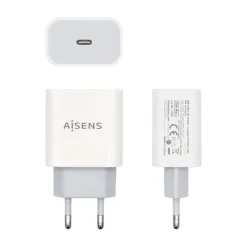 Cargador de pared Aisens A110-0537 20W 1 puerto USB tipo C blanco