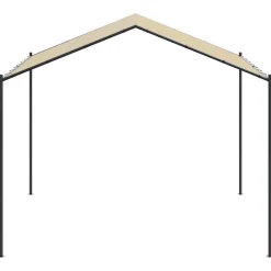 Carpa Awa acero y tela beige 2,5x3x3 m