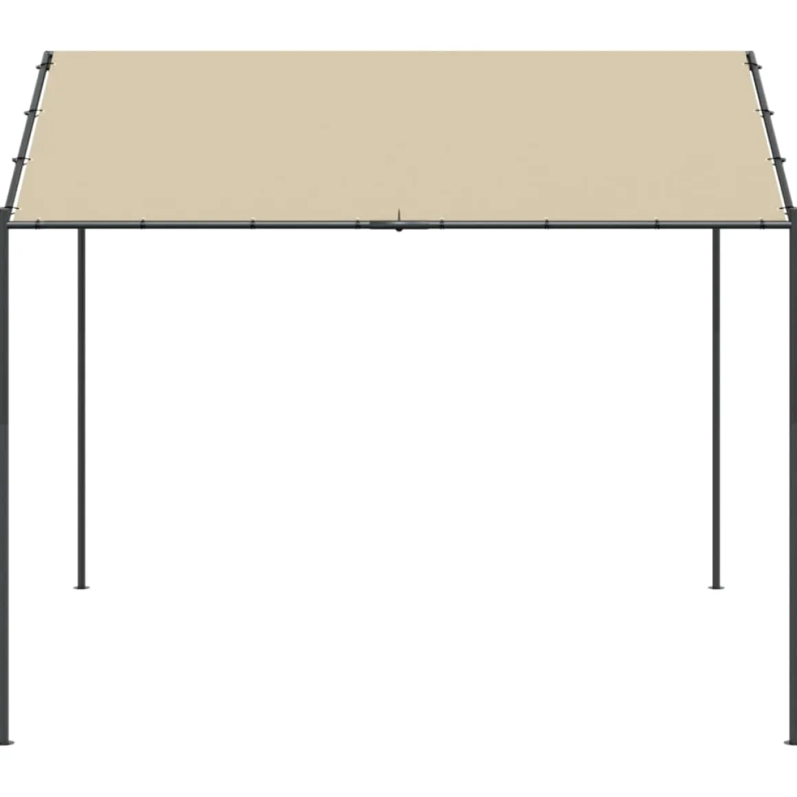 Carpa Awa acero y tela beige 2,5x3x3 m