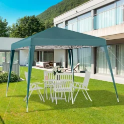 Carpa plegable Outsunny con diseño pop-up 250x297x297 cm