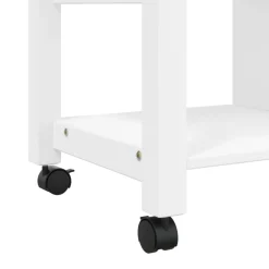 Carrito auxiliar Monza 4 cajones + 2 estantes madera de pino 90x84x40 cm