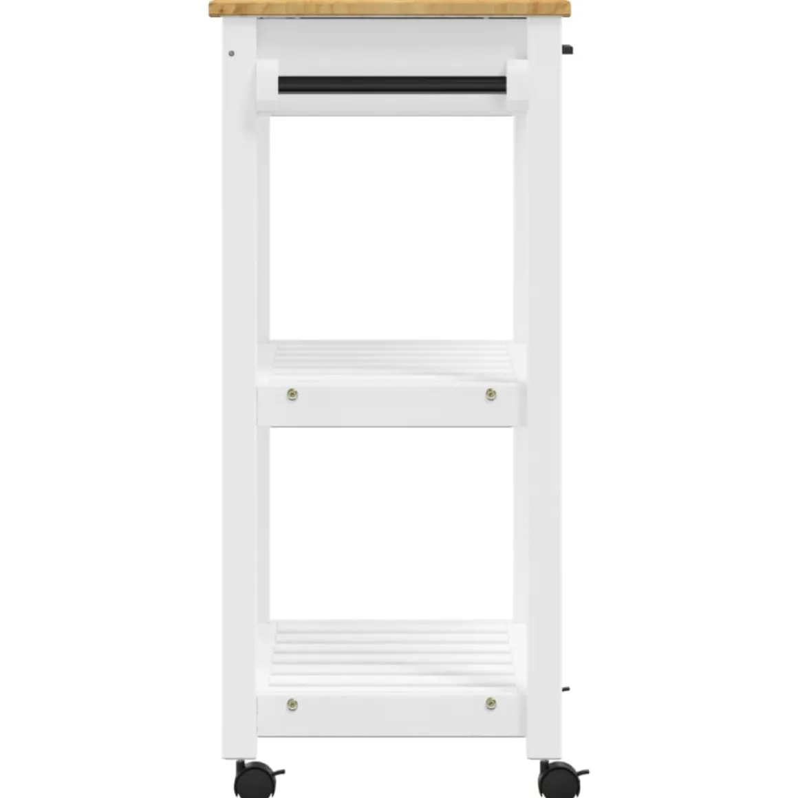 Carrito auxiliar Monza 2 estantes + 1 cajón 90x60x40 cm