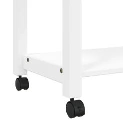 Carrito auxiliar Monza 2 estantes + cajón madera de pino 90x84x40 cm