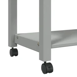 Carrito auxiliar Monza con cajón + 2 compartimentos madera de pino 90x60x40 cm