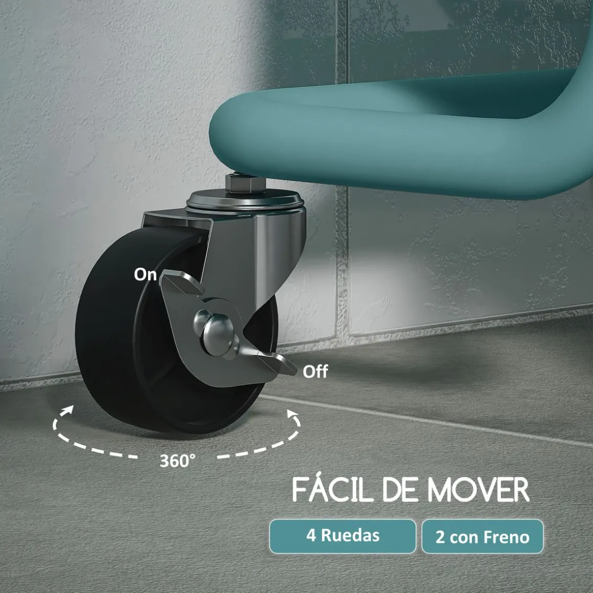 Carrito auxiliar Nuvem Homcom 3 niveles con ganchos y cestas 86,5x42x38 cm