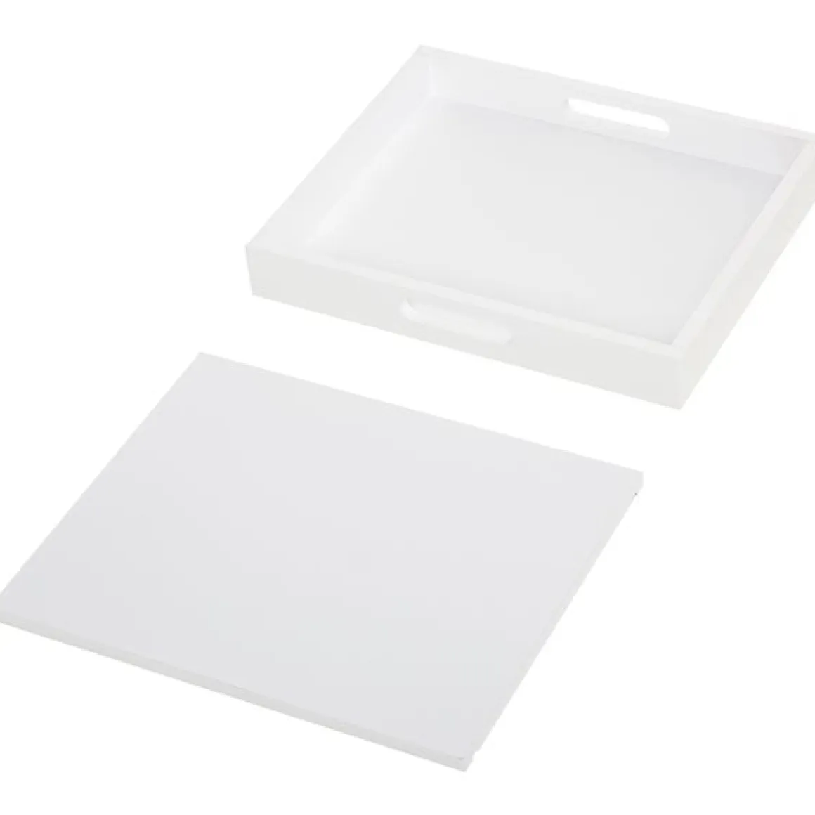 Carrito de cocina Homcom 4 niveles con ruedas natural/blanco 76x40x30 cm
