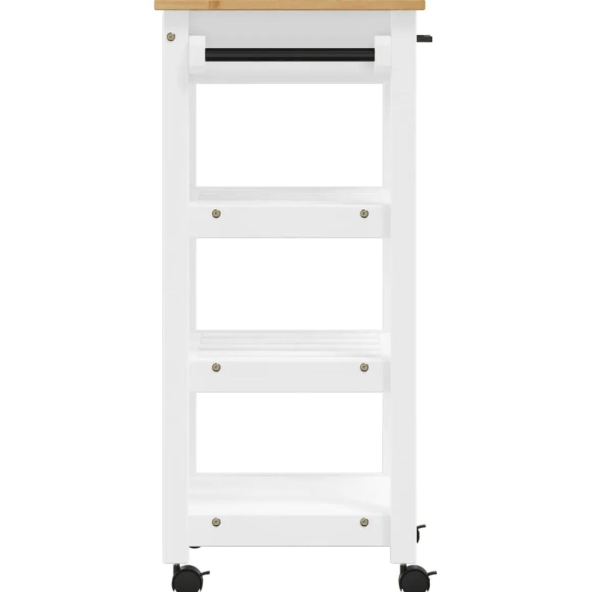 Carrito de cocina Monza 1 cajón + 3 estantes 90x48x40 cm