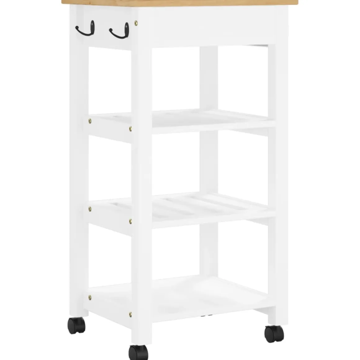 Carrito de cocina Monza 1 cajón + 3 estantes 90x48x40 cm