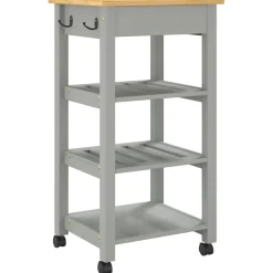 Carrito de cocina Monza 1 cajón + 3 estantes 90x48x40 cm