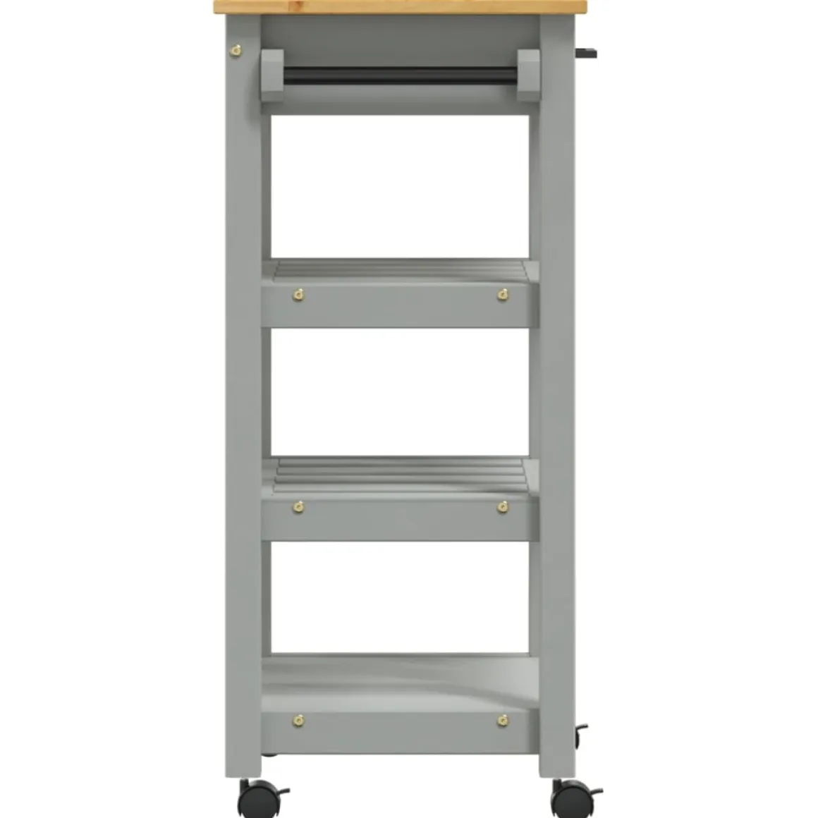 Carrito de cocina Monza 1 cajón + 3 estantes 90x48x40 cm