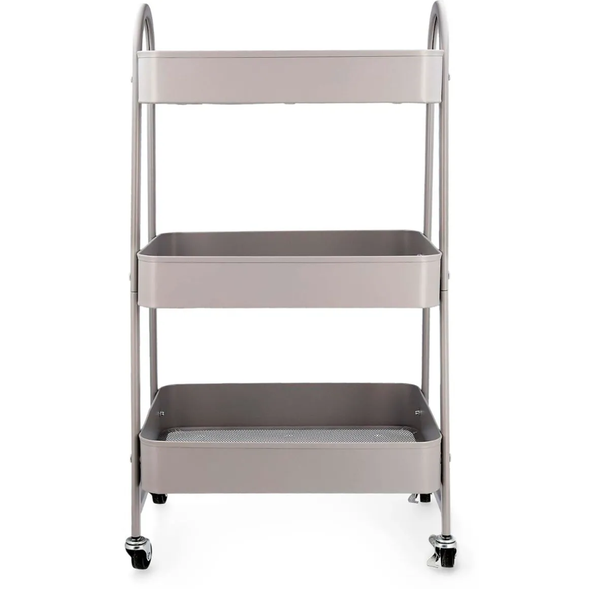 Carrito multiusos Garbo Quid 3 estantes con ruedas gris
