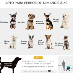Carrito para mascotas PawHut 3 en 1 con cesta plegable 98x49,5x82 cm