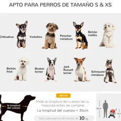 Carrito para mascotas PawHut 3 en 1 con cesta plegable 98x49,5x82 cm