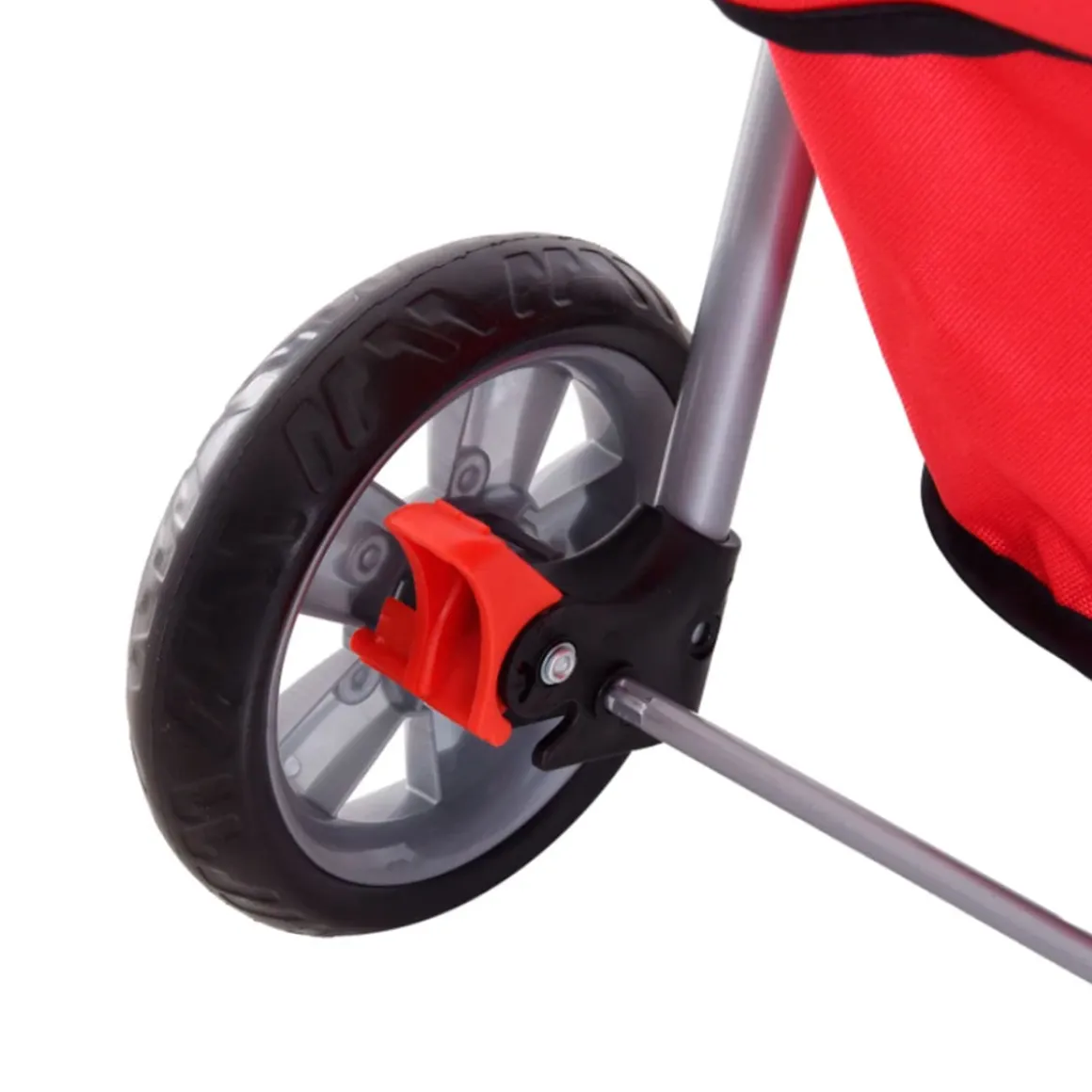 Carrito PawHut para mascotas plegable con toldo 97x45x75 cm