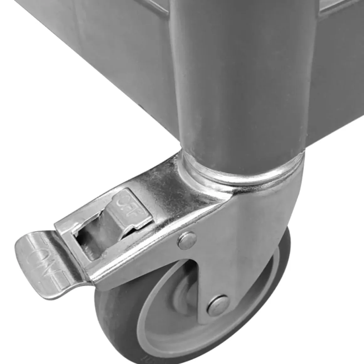 Carrito Watutu 3 niveles aluminio 72x77x34 cm