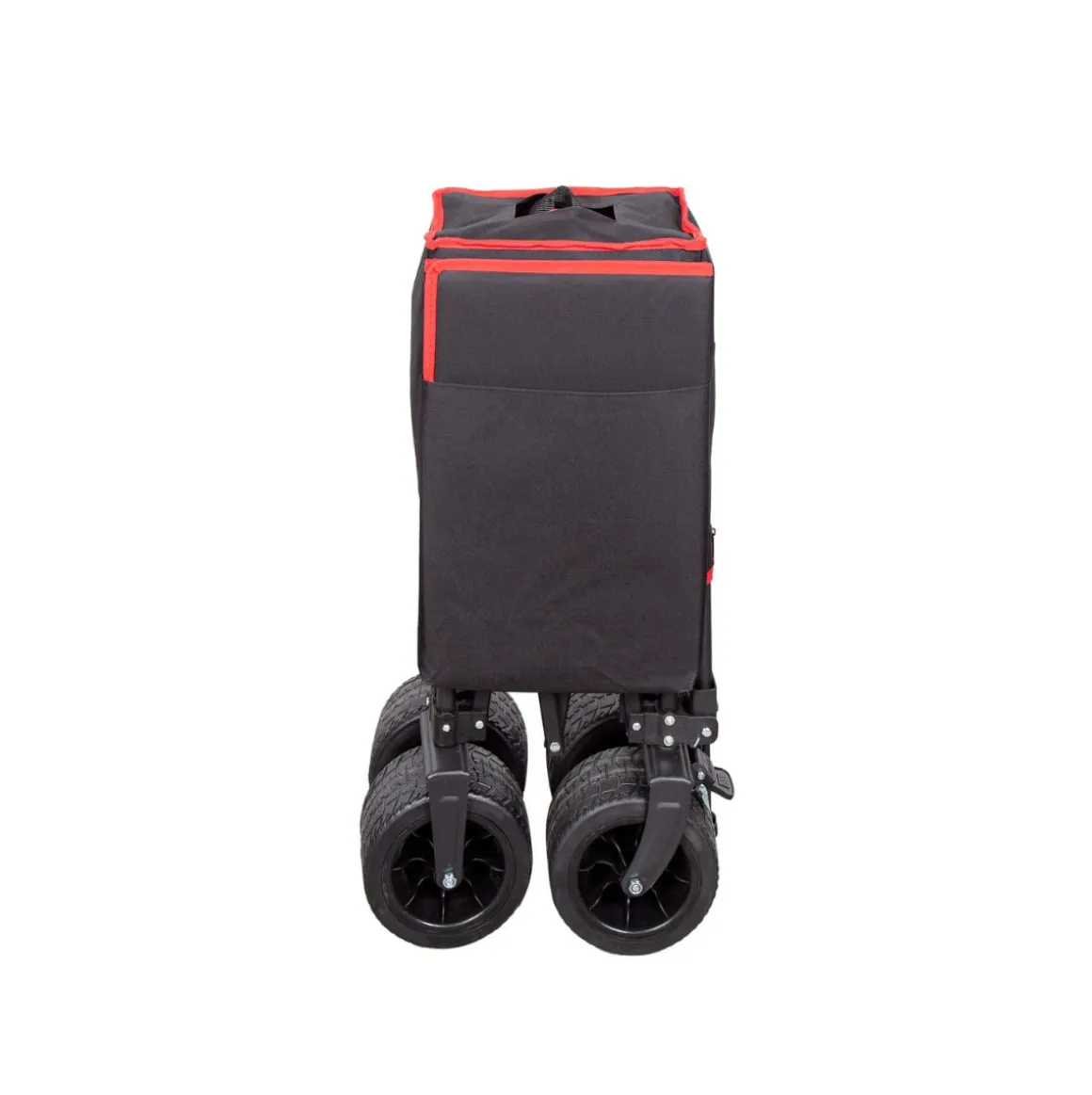 Carro de playa Aktive mesa desmontable + ruedas negro 58-108x88x47 cm