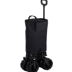 Carro multifuncional Outsunny 4 ruedas plegable negro 61-91x55x108 cm