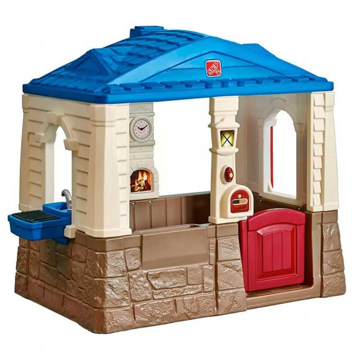 Casa De Campo Infantil Neat Tidy Cottage Cb Toys 18m Azul Marron 118 130 89 Cm