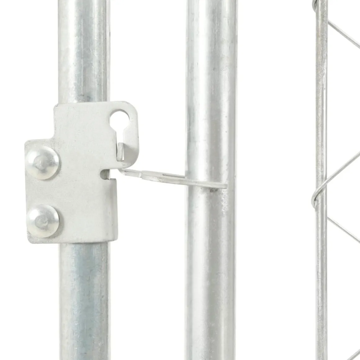 Caseta de exterior para mascotas con techo inox 135x200x200 cm