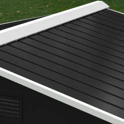 Caseta de jardín Garden Outsunny puertas correderas + ventilación 190x236x174 cm