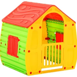 Casita de juegos infantil +10 meses multicolor 109x102x90 cm