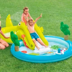 Centro de juegos Cocodrilo Intex hinchable 323x175x74 cm