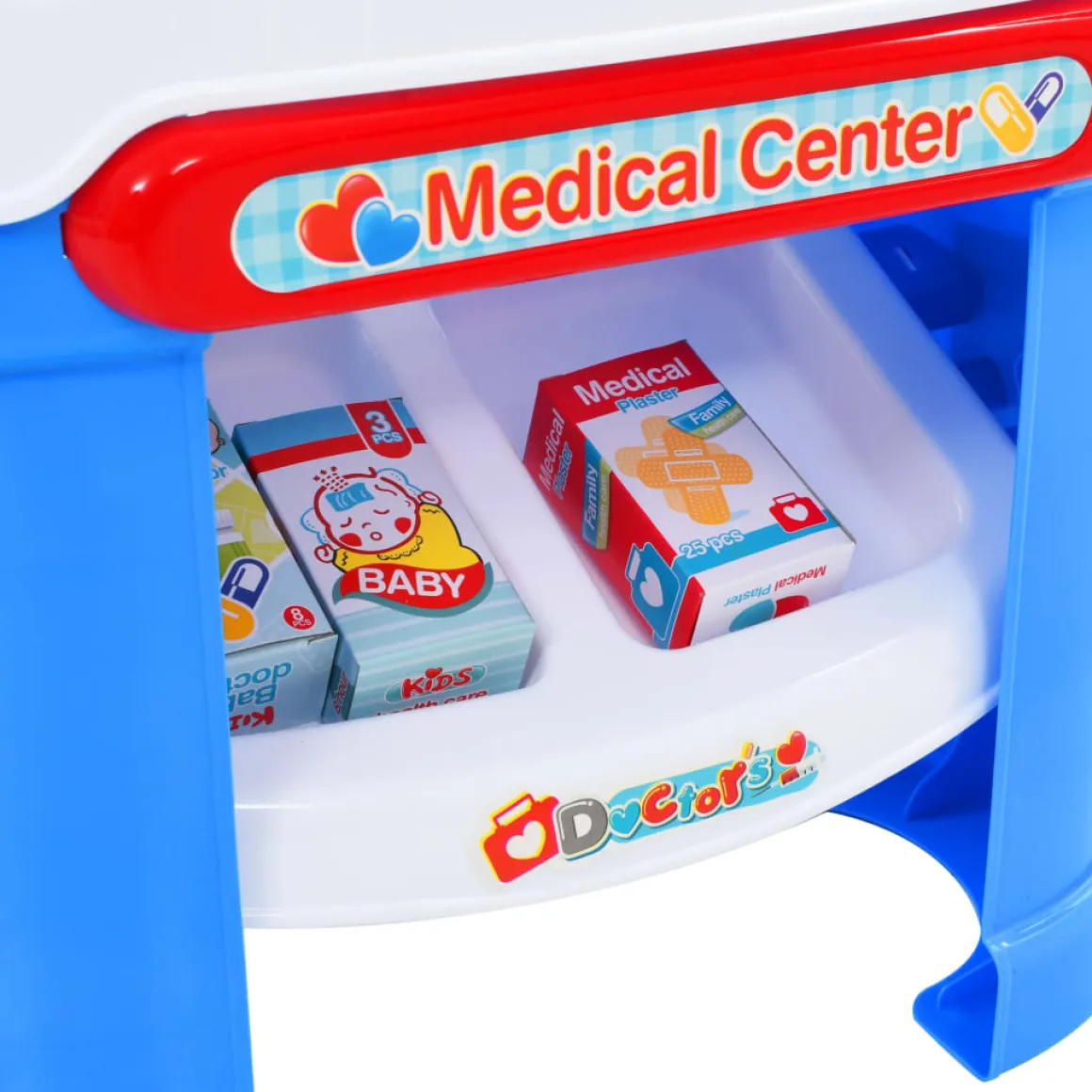 Centro médico de juguete 15 piezas y accesorios +36 meses multicolor