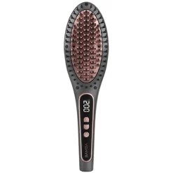 Cepillo alisador Cecotec Bamba InstantCare Smooth Brush cerámica con extracto de aguacate plata