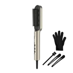 Cepillo alisador Cecotec InstantCare Lisse IonTech 9 temperaturas revestimiento cerámico beige