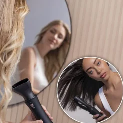 Cepillo de aire Cecotec Bamba CeramicCare 10in1 Styler 3 temperaturas 2 velocidades negro