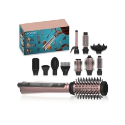 Cepillo de aire Cecotec CeramicCare 10in1 AirBrush 1200W 3 modos con accesorios