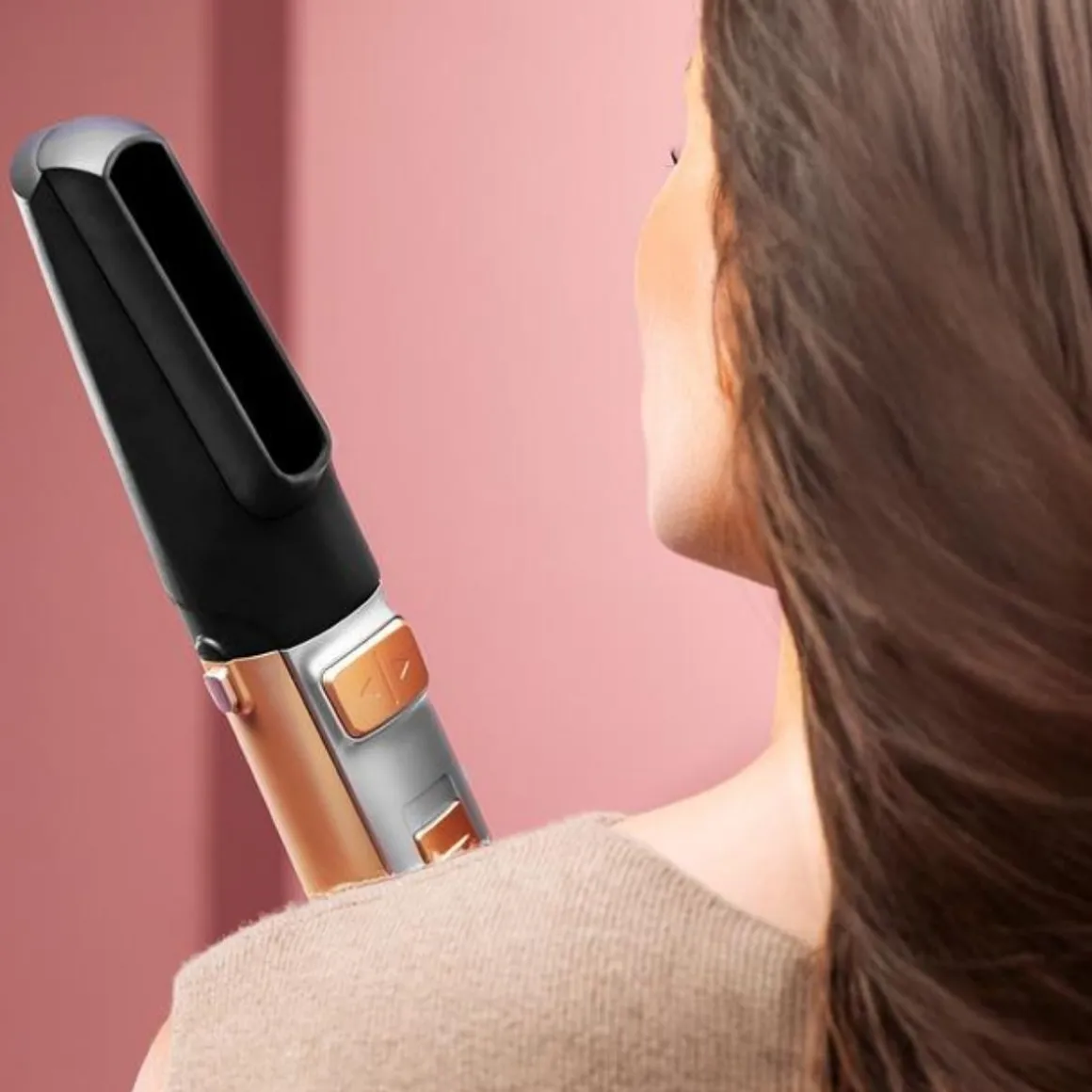 Cepillo de aire rotativo Cecotec CeramicCare 5in1 AirBrush Gyro 1100W 3 modos gris