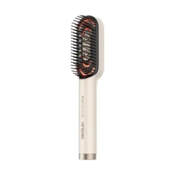 Cepillo reparador Cecotec HairCare Revitalize Little con aplicador y 4 luces LED beige
