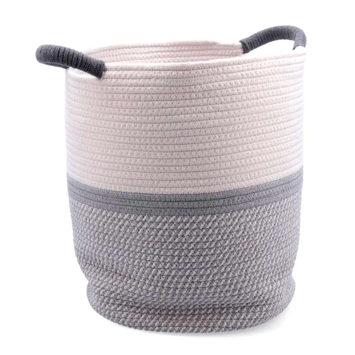 Cesta multiusos MOA Vinthera blanco/gris Ø31x38 cm