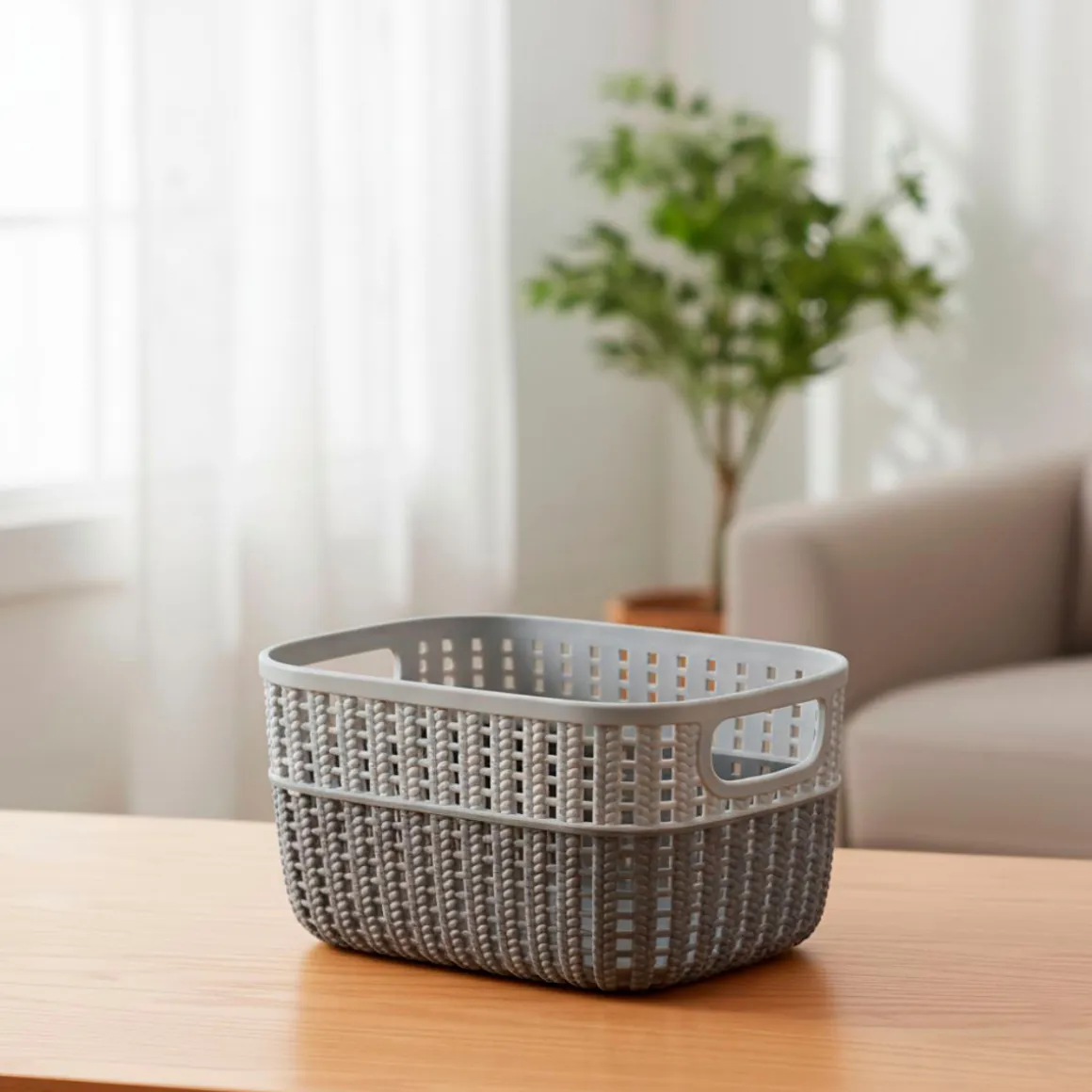 Cesta organizativa con asas 12x18x24 cm