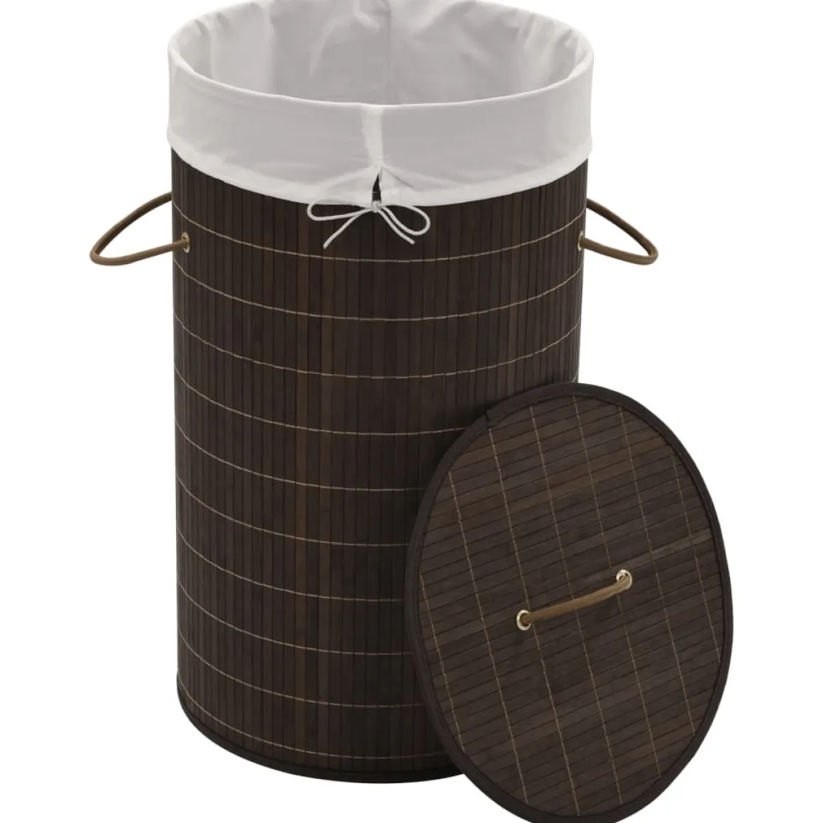 Cesto de ropa sucia Gama plegable con asas Ø35x60 cm