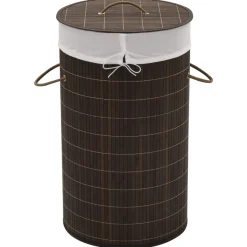 Cesto de ropa sucia Gama plegable con asas Ø35x60 cm
