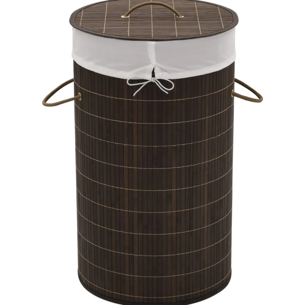 Cesto de ropa sucia Gama plegable con asas Ø35x60 cm