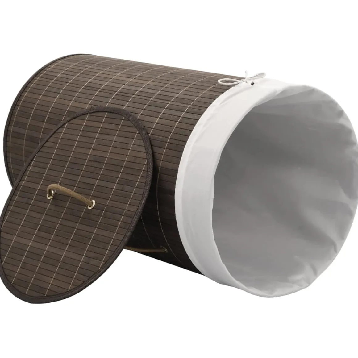 Cesto de ropa sucia Gama plegable con asas Ø35x60 cm