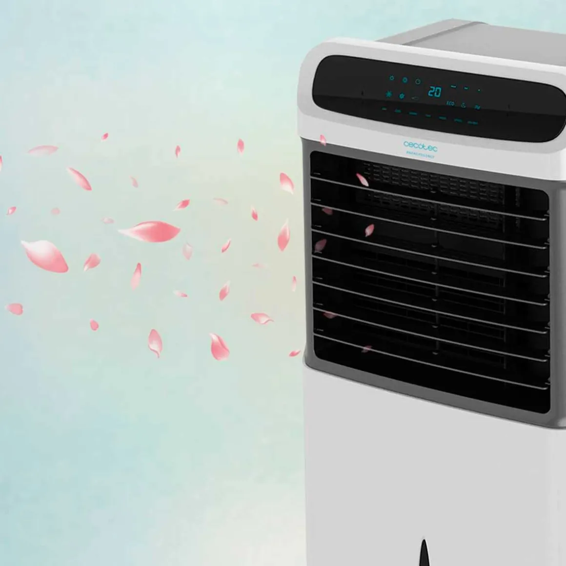 Climatizador de aire portátil Cecotec EnergySilence 5500 Pure Tech 3 en 1 blanco