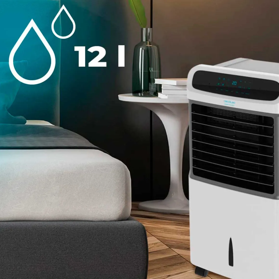 Climatizador de aire portátil Cecotec EnergySilence 5500 Pure Tech 3 en 1 blanco