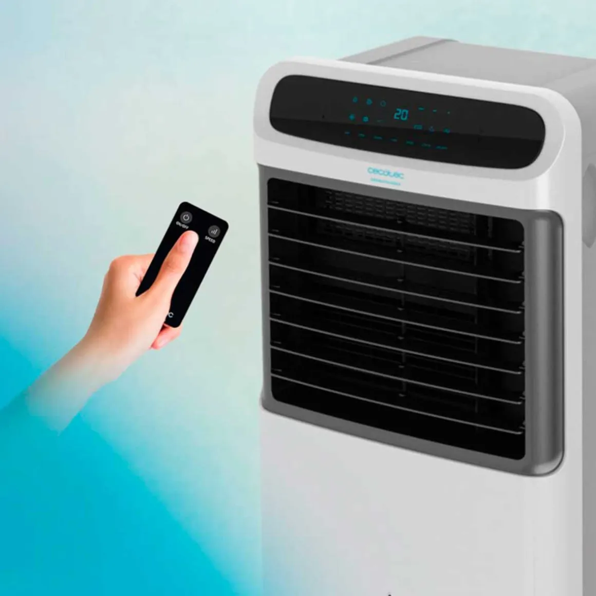 Climatizador de aire portátil Cecotec EnergySilence 5500 Pure Tech 3 en 1 blanco