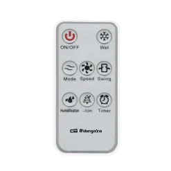 Climatizador evaporativo Orbegozo Air 52 65W con mando a distancia blanco