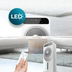 Climatizador evaporativo Cecotec EnergySilence 5000 Cool Wave 28W 5L 12 velocidades blanco