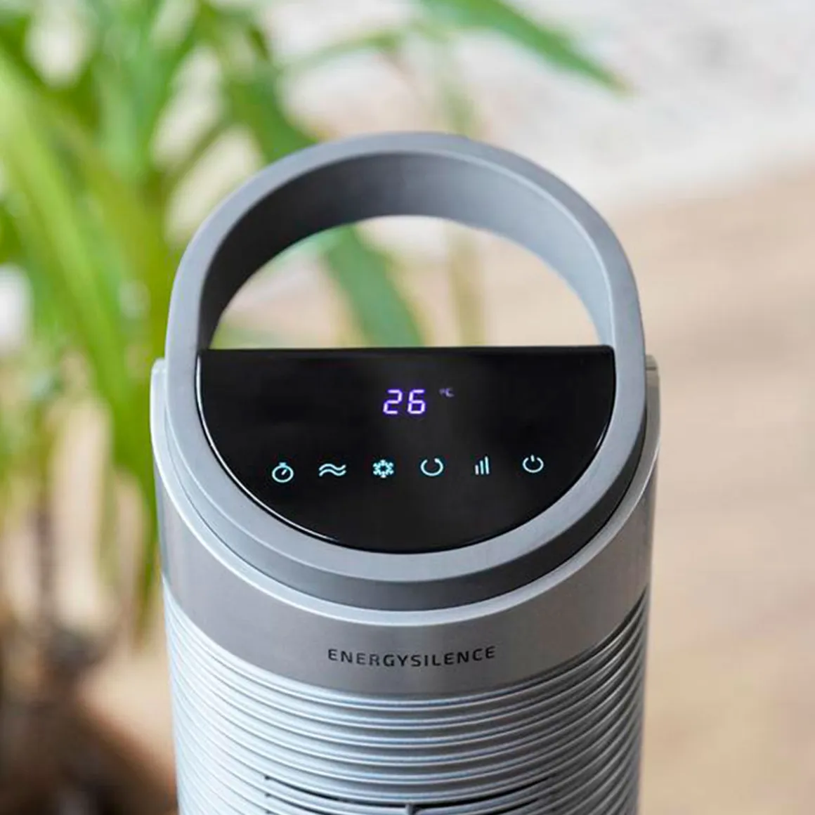 Climatizador evaporativo Cecotec EnergySilence 2000 Cool Tower Smart 60W 2L gris