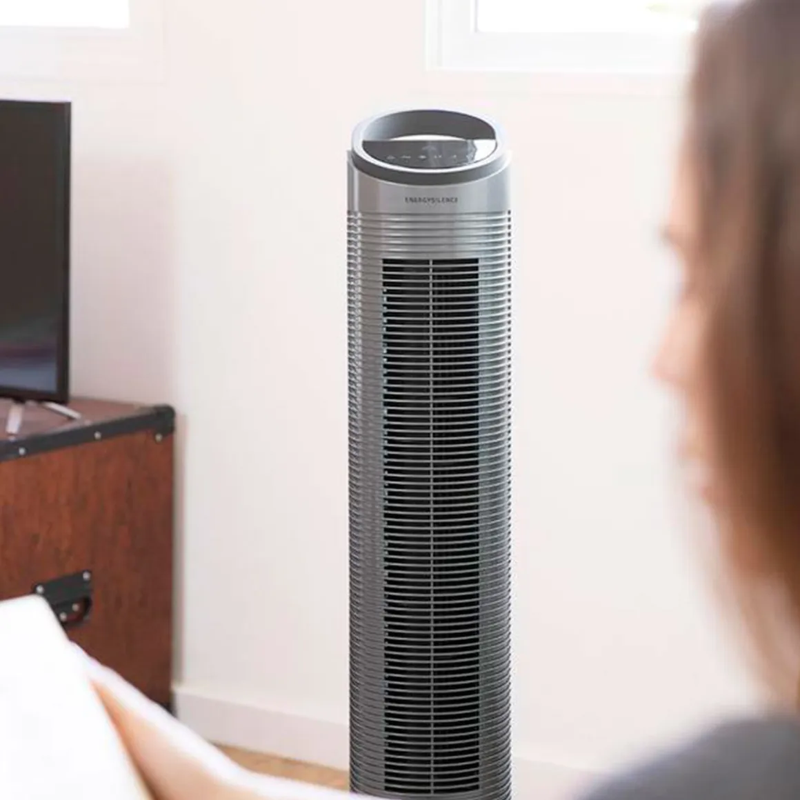 Climatizador evaporativo Cecotec EnergySilence 2000 Cool Tower Smart 60W 2L gris