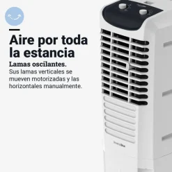 Climatizador evaporativo Universal Blue Izamal 8025W 25L 3 velocidades blanco