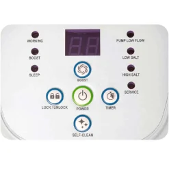 Clorador salino Krystal Clear Intex 125W 12g/h para piscinas de hasta 56800L blanco